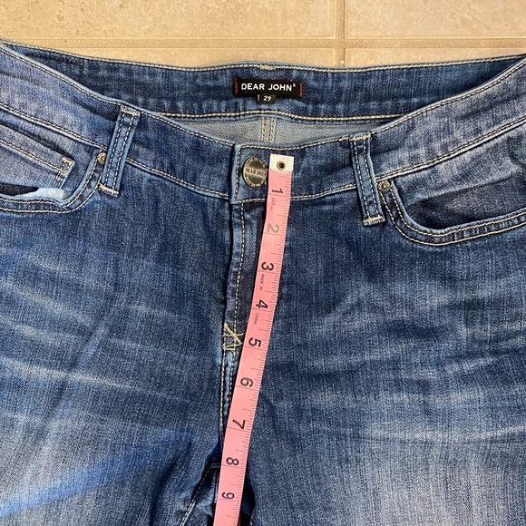 Dear John Jenna Distressed Skinny Jean size 29 - Picture 8 of 11
